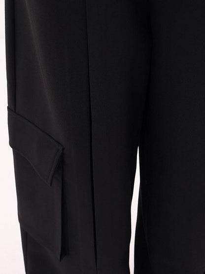 QIUQIU STUDIO Extra Long Multi Pocket Cargo Women&