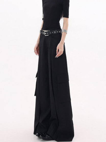 QIUQIU STUDIO Extra Long Multi Pocket Cargo Women&