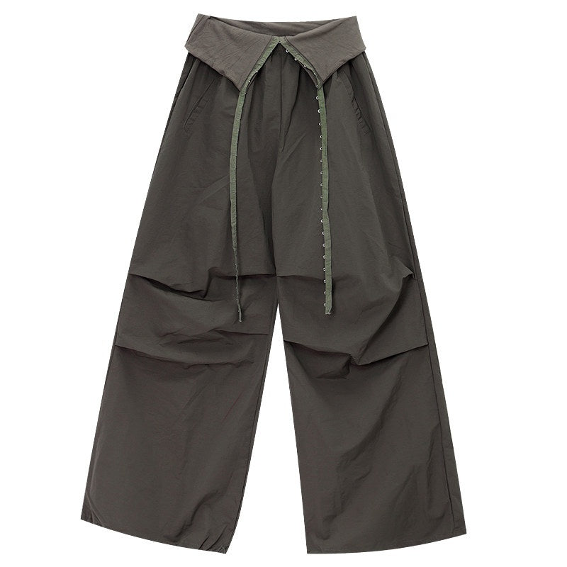 QIUQIU_STUDIO_Extra_Long_Slouchy_Cuffed_Cargo_Pockets_Women&