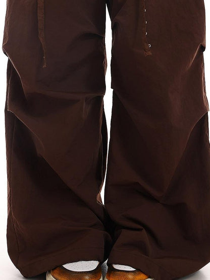 QIUQIU STUDIO Extra Long Slouchy Cuffed Cargo Pockets Women&