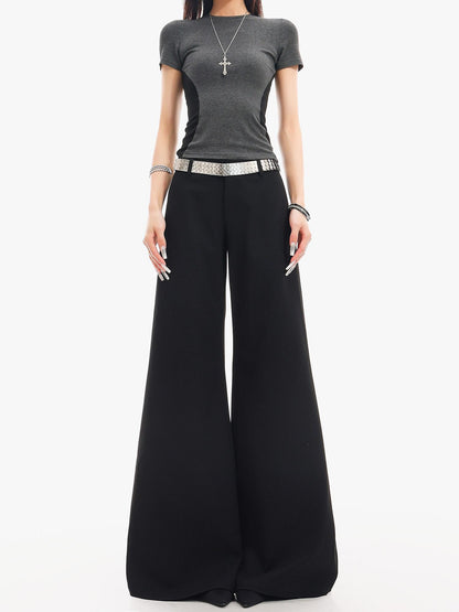 QIUQIU STUDIO Extra Long Tailored Micro Flare Women&