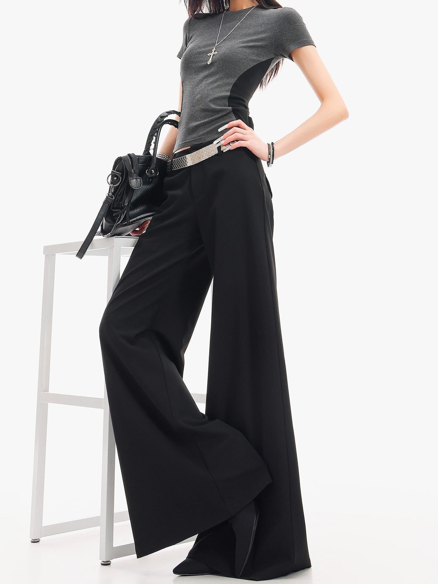QIUQIU STUDIO Extra Long Tailored Micro Flare Women&