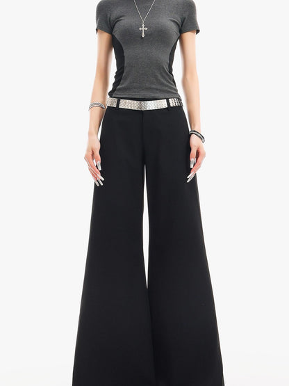 QIUQIU STUDIO Extra Long Tailored Micro Flare Women&