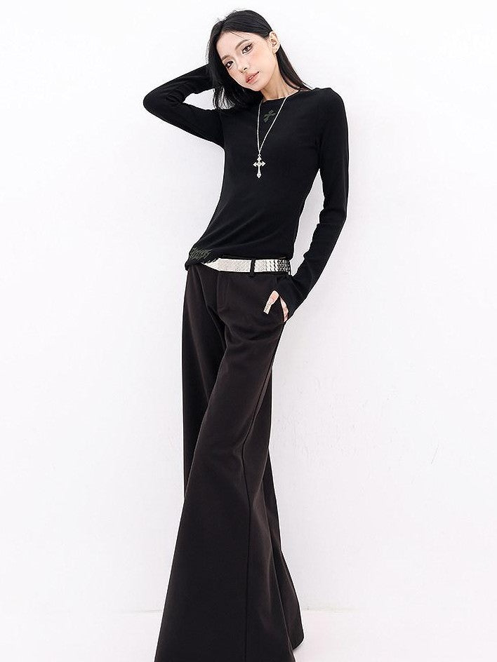 QIUQIU STUDIO Extra Long Thick Pocket Zipper Floor Length Women&
