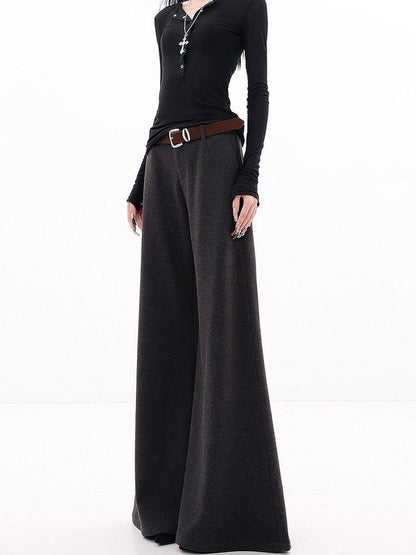 QIUQIU STUDIO Extra Long Thick Pocket Zipper Floor Length Women&