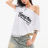 QIUQIU_STUDIO_Fitted_Letter_Print_One_Shoulder_Short_Sleeve_Women&