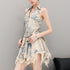 QIUQIU_STUDIO_Frayed_Fringe_V-neck_High_Waist_Women&