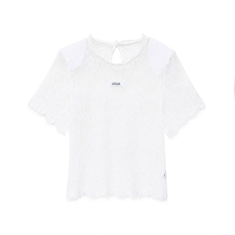 QIUQIU_STUDIO_Lace_Trim_Cutout_Sheer_Slim_Fit_Women&