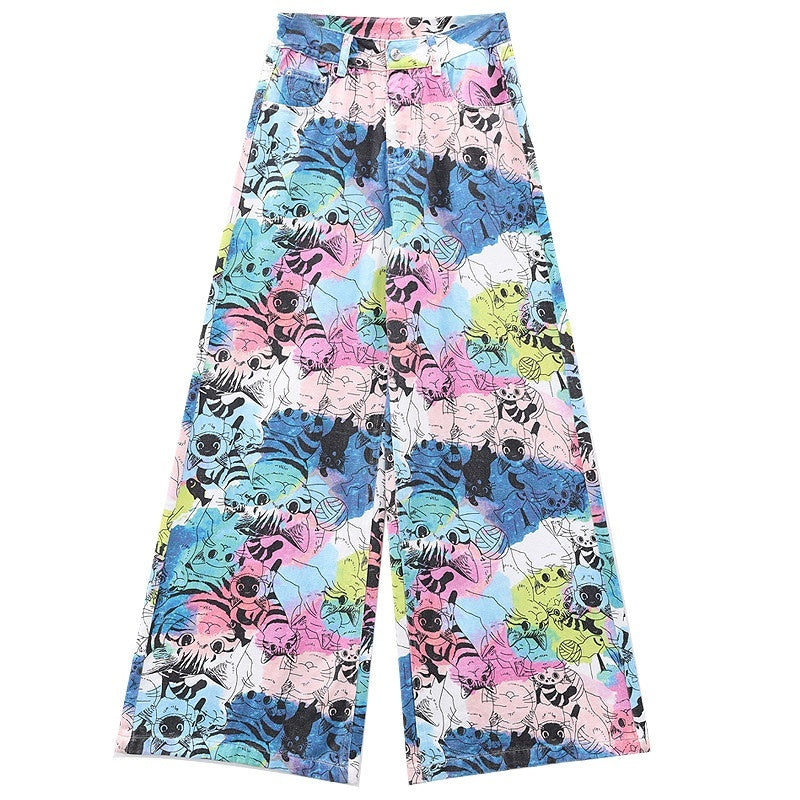 QIUQIU_STUDIO_Light_Wash_Painted_Extended_Length_Women&