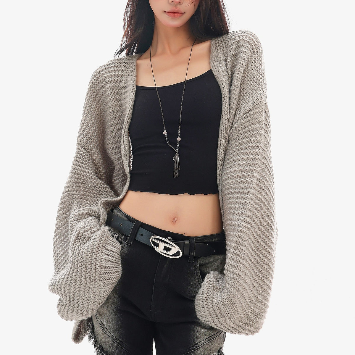 QIUQIU_STUDIO_Open_Knit_Chunky_Loose_Women&