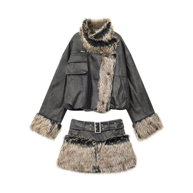 QIUQIU_STUDIO_Plaid_Colorblock_Reversible_Patchwork_Women&