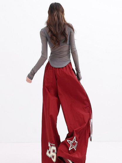 QIUQIU STUDIO Pleated Asymmetric Parachute Cargo Women&