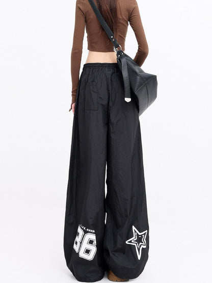 QIUQIU STUDIO Pleated Asymmetric Parachute Cargo Women&