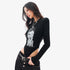QIUQIU_STUDIO_Portrait_Print_Round_Neck_Slim_Fit_Cropped_Women&