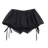QIUQIU_STUDIO_Puffed_Patchwork_A_Line_Elastic_Waist_Women&