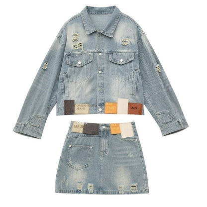 QIUQIU_STUDIO_Ripped_Washed_3d_Embellished_Women&