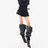 QIUQIU_STUDIO_Sexy_Studded_Draped_Neck_Loose_Fit_Women&