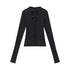 QIUQIU_STUDIO_Sheer_Paneled_Cropped_Slim_Round_Neck_Women&