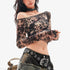 QIUQIU_STUDIO_Sheer_Slanted_Shoulder_Cropped_Slim_Women&