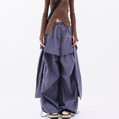QIUQIU_STUDIO_Solid_Patchwork_Layered_Faux_Two_Piece_Cargo_Women&