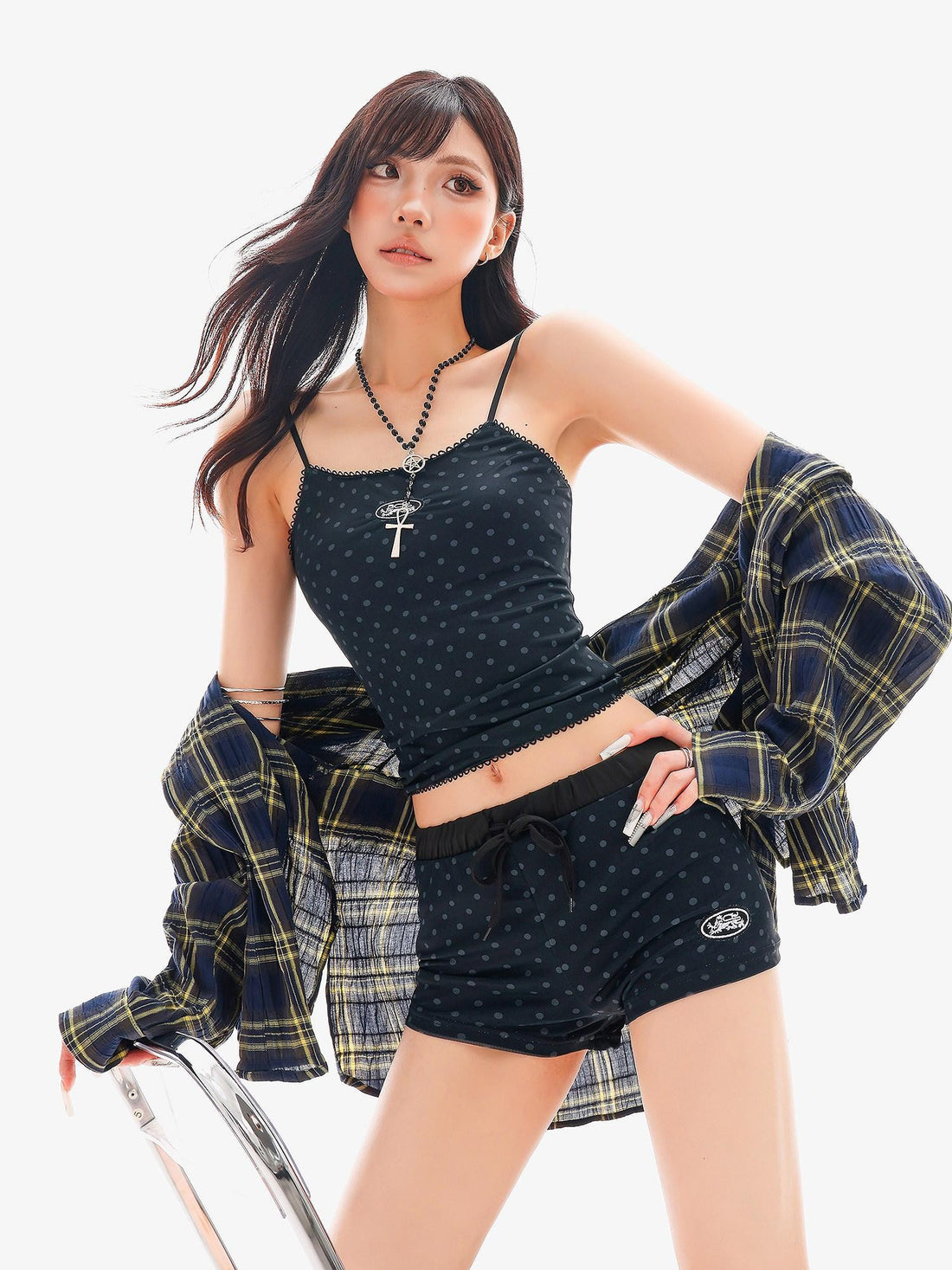 QIUQIU STUDIO Spicy Girl Polka Dot Print Women&