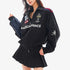 QIUQIU_STUDIO_Spliced_Panel_Loose_Silhouette_Stand_Collar_Zip_Up_Women&
