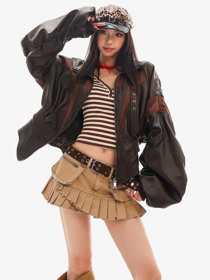 QIUQIU STUDIO Striped V-neck Slim Fit Women&
