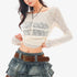 QIUQIU_STUDIO_Studded_Lace_Spliced_Sheer_Women&
