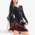 QIUQIU_STUDIO_Studded_V-neck_Slim_Fit_Women&