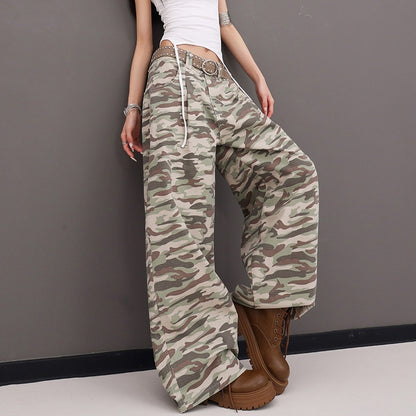 QIUQIU_STUDIO_Tall_Camo_Harem_Paratrooper_Pockets_Zipper_Fly_Women&