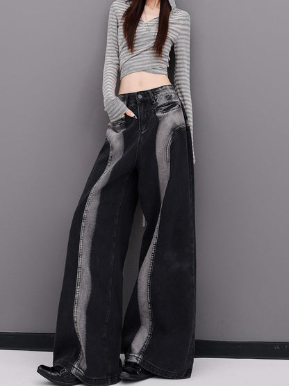 QIUQIU STUDIO Tall Contrast Gradient Patchwork Women&