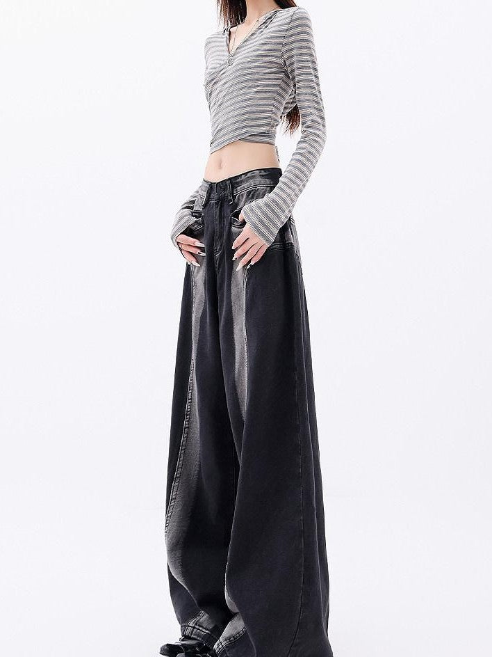 QIUQIU STUDIO Tall Contrast Gradient Patchwork Women&