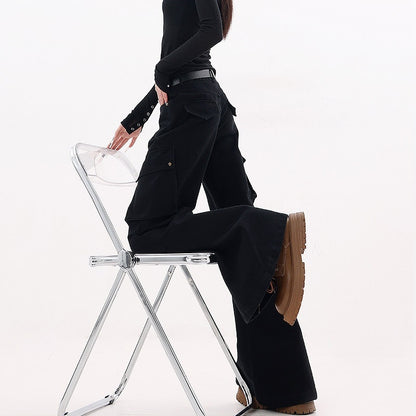 QIUQIU_STUDIO_Tall_Extended_Workwear_Pockets_Loose_Drape_Women&