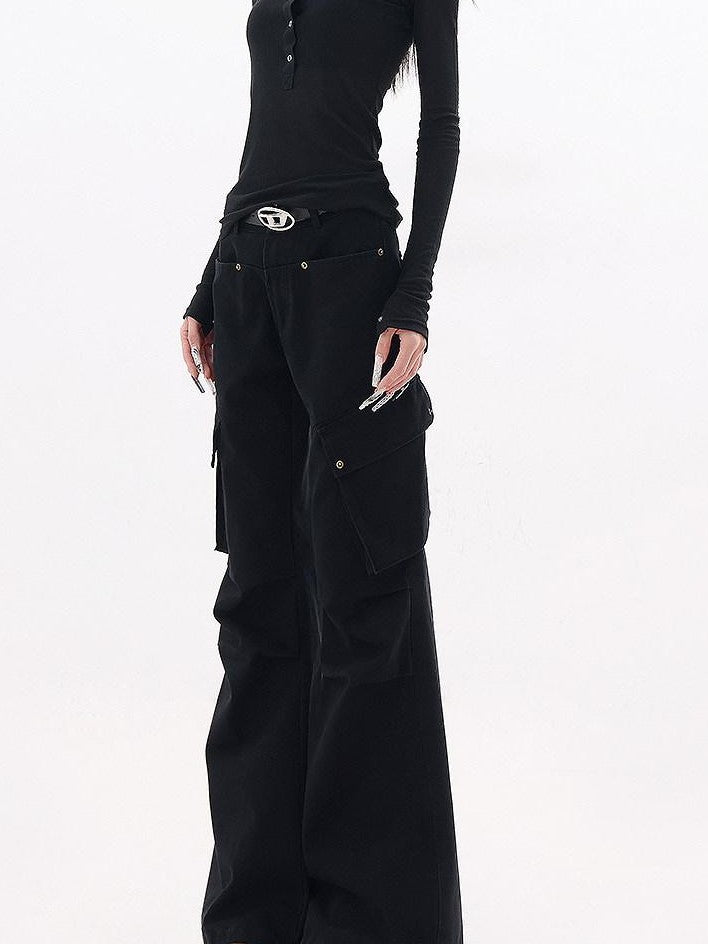 QIUQIU STUDIO Tall Extended Workwear Pockets Loose Drape Women&