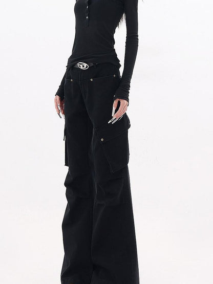 QIUQIU STUDIO Tall Extended Workwear Pockets Loose Drape Women&