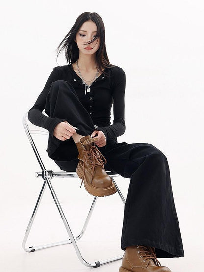 QIUQIU STUDIO Tall Extended Workwear Pockets Loose Drape Women&