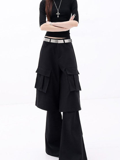 QIUQIU STUDIO Tall Extra Long Faux Two Piece Tailored Women&