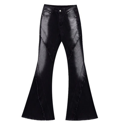 QIUQIU_STUDIO_Tall_Extra_Long_Ombre_Distressed_Slim_Raw_Hem_Women&
