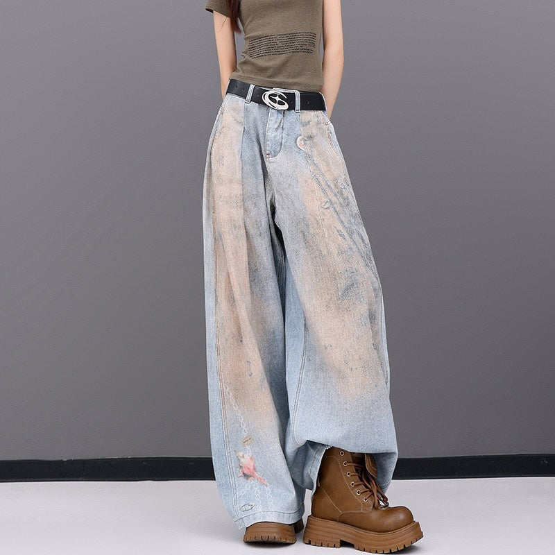 QIUQIU_STUDIO_Tall_Printed_Distressed_Drapey_Loose_Women&