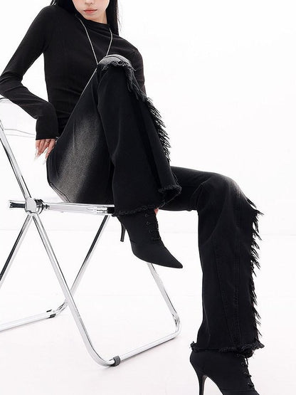 QIUQIU STUDIO Tall Subculture Micro Flare Micro Stretch Women&