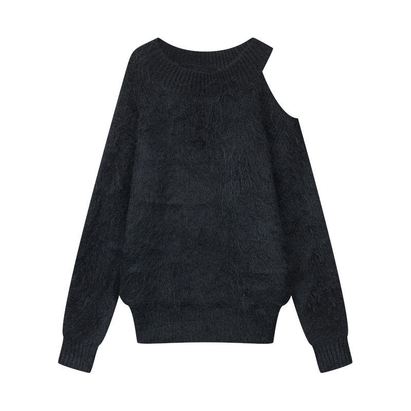 QIUQIU_STUDIO_Velvet_Texture_Solid_Loose_Women&