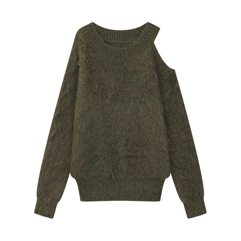 QIUQIU_STUDIO_Velvet_Texture_Solid_Loose_Women&