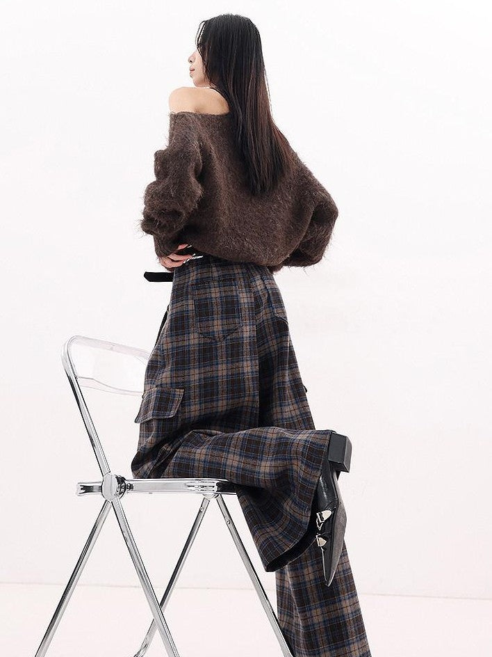 QIUQIU STUDIO Velvet Texture Solid Loose Women&