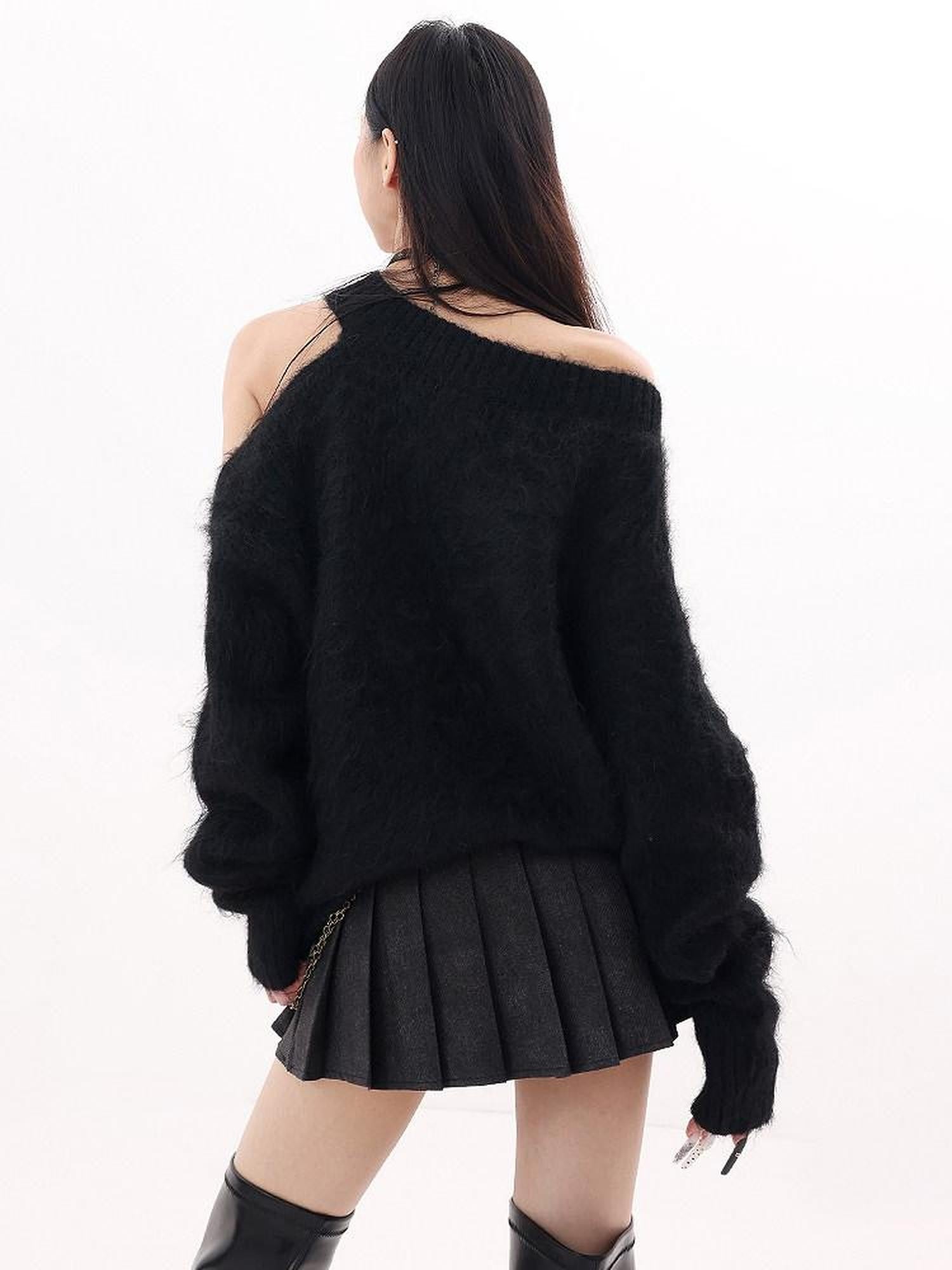 QIUQIU STUDIO Velvet Texture Solid Loose Women&