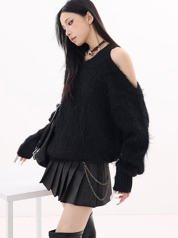 QIUQIU STUDIO Velvet Texture Solid Loose Women&