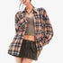QIUQIU_STUDIO_Vintage_Plaid_Contrast_Turn_Down_Collar_Long_Sleeve_Women&