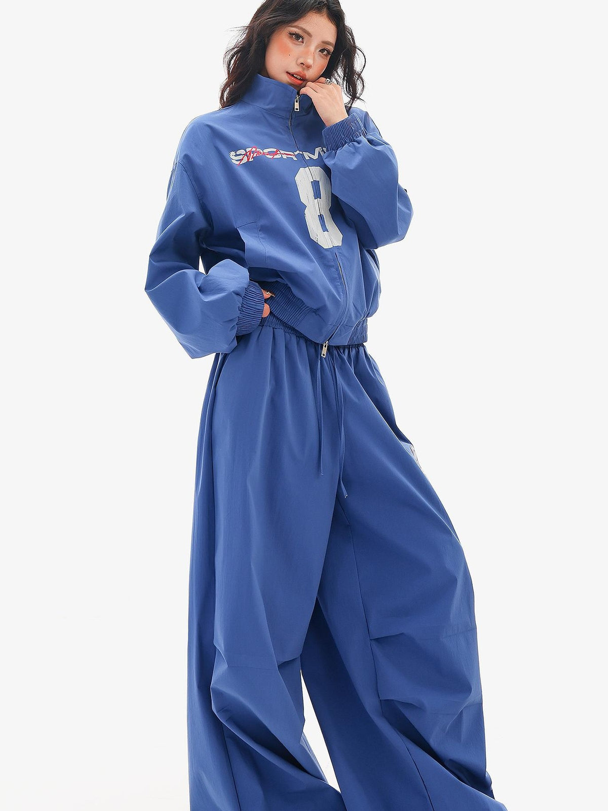 QIUQIU STUDIO Vintage Print Loose Fit Women&