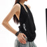 QIUQIU_STUDIO_White_V-neck_Letter_Print_Backless_Loose_Women&