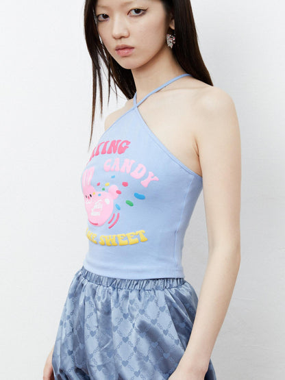 QUORRA S CHORD 3d Bubble Rabbit Print Cinched Waist Women&