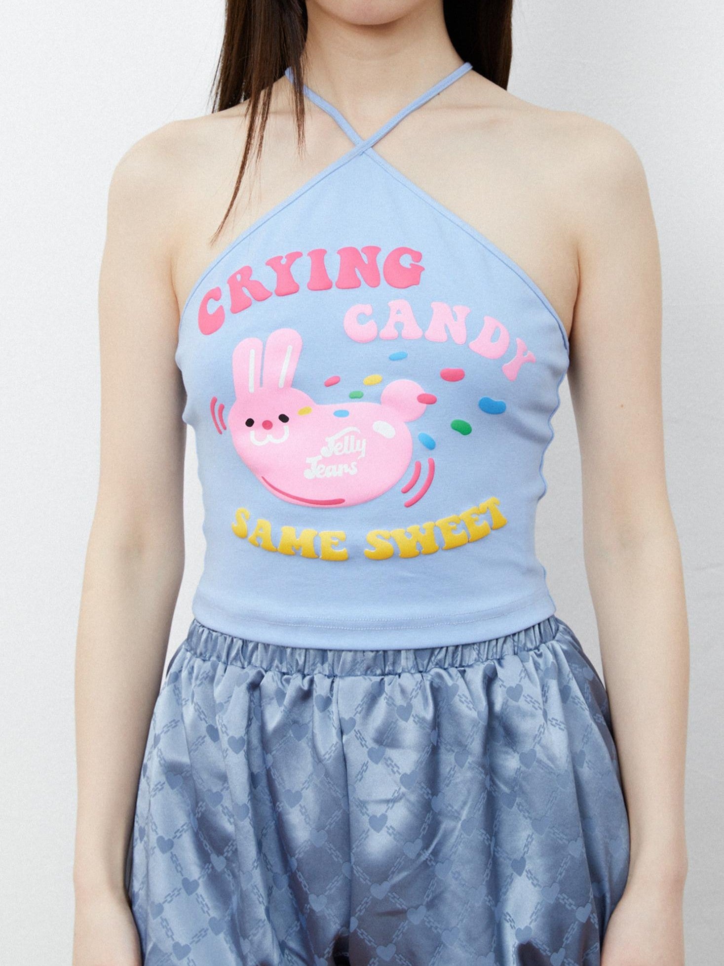 QUORRA S CHORD 3d Bubble Rabbit Print Cinched Waist Women&